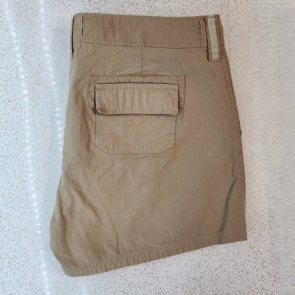 Khaki Camel Shorts for Women - Picture 3 of 7